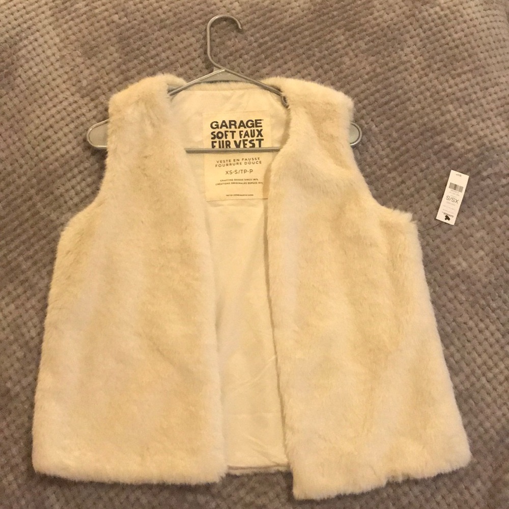 Soft faux fur vest